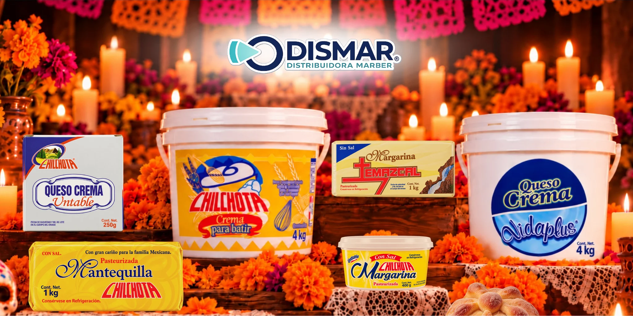 Productos DISMAR para Día de Muertos